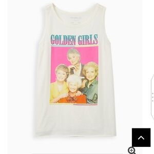 🆕 1X GOLDEN GIRLS WHITE TANK